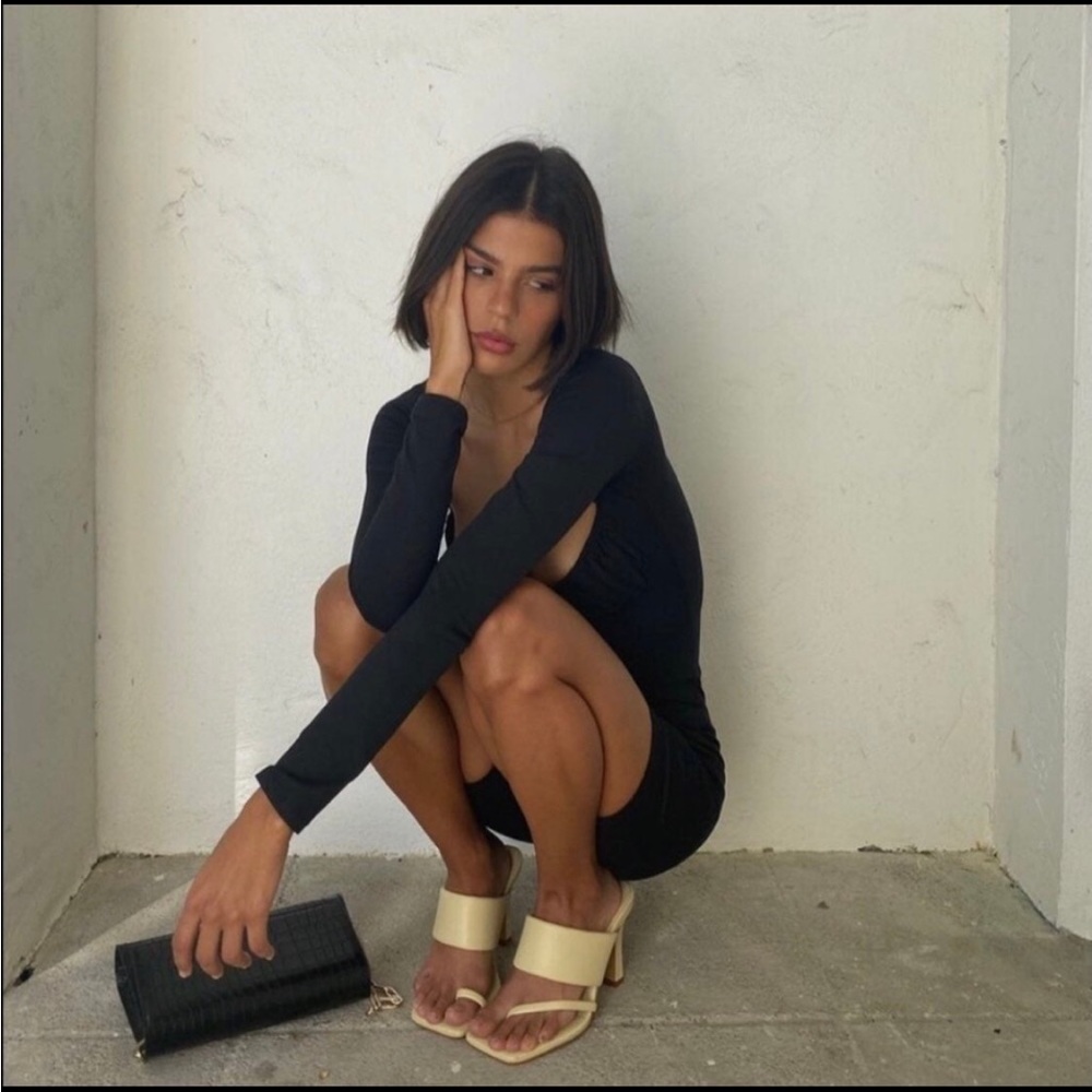 Zara asymmetrical heels